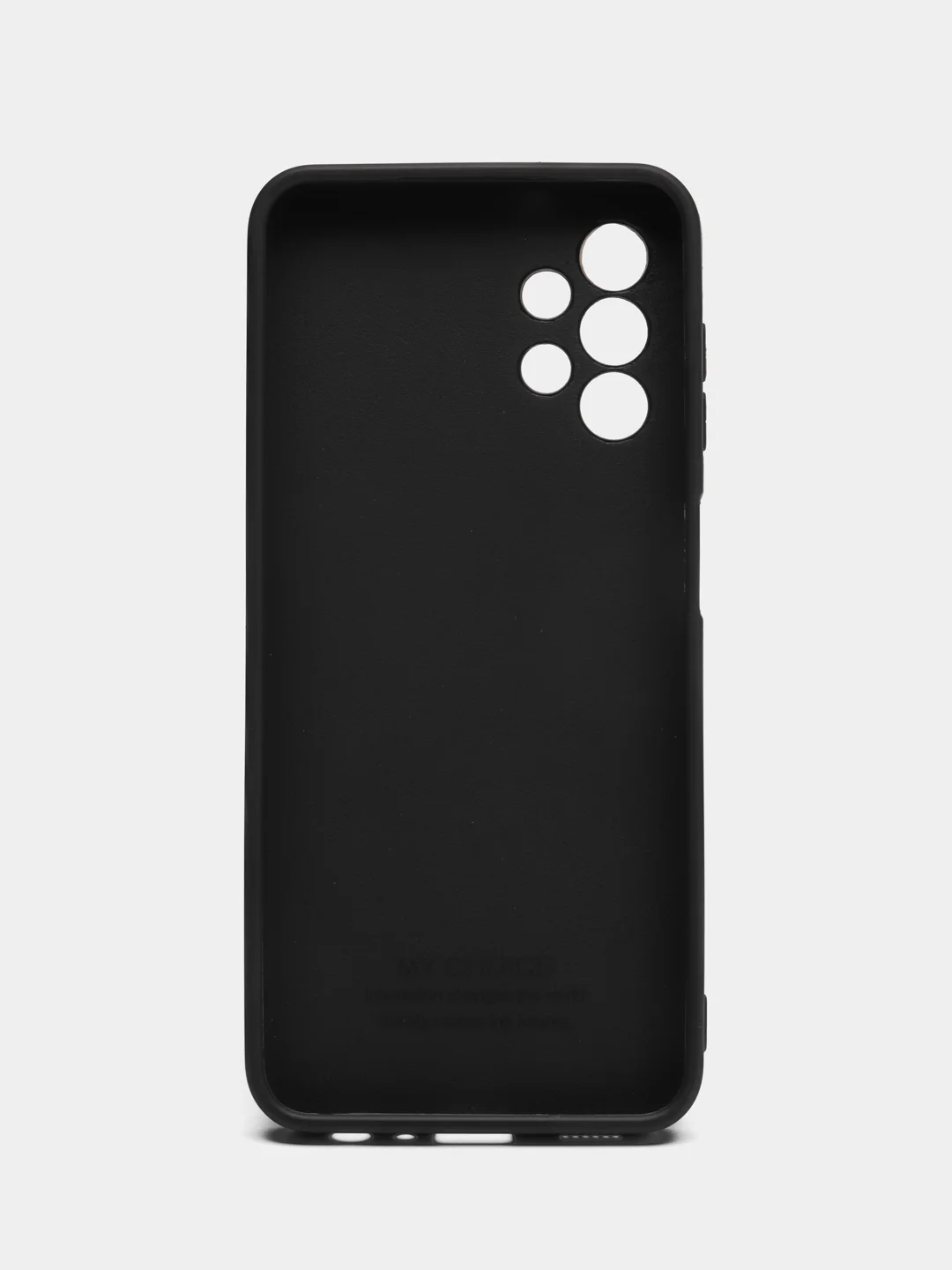 Черный чехол-накладка для Samsung A13, A33, A24, A34, A54, A53, A05s цветной силикон