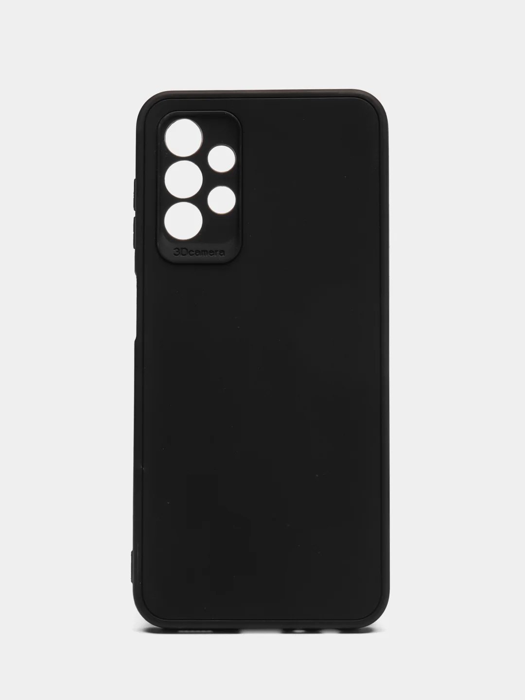 Черный чехол-накладка для Samsung A13, A33, A24, A34, A54, A53, A05s цветной силикон
