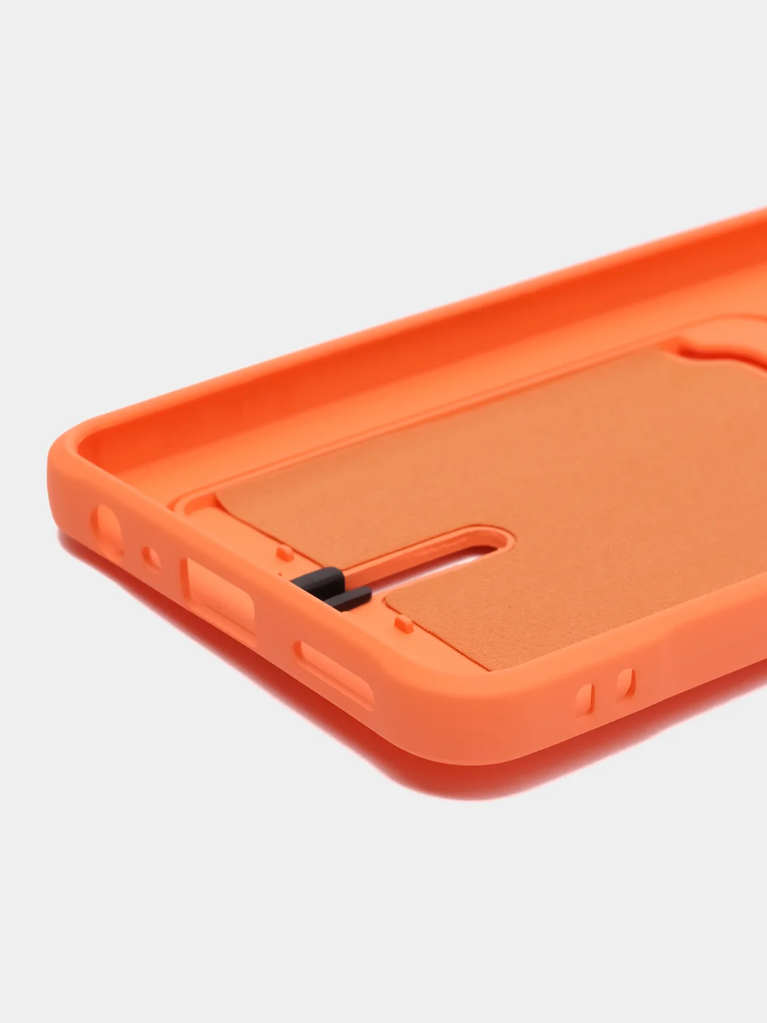 Манго силиконовый чехол для Realme C55 (Реалми С55), с карманом для карт, прозрачный