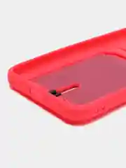 Фуксия силиконовый чехол для Xiaomi Redmi Note 7 (Сяоми Нот 7), с карманом для карт
