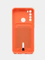 Манго силиконовый чехол для Xiaomi Redmi Note 8T (Сяоми Редми Нот 8Т), с карманом для карт