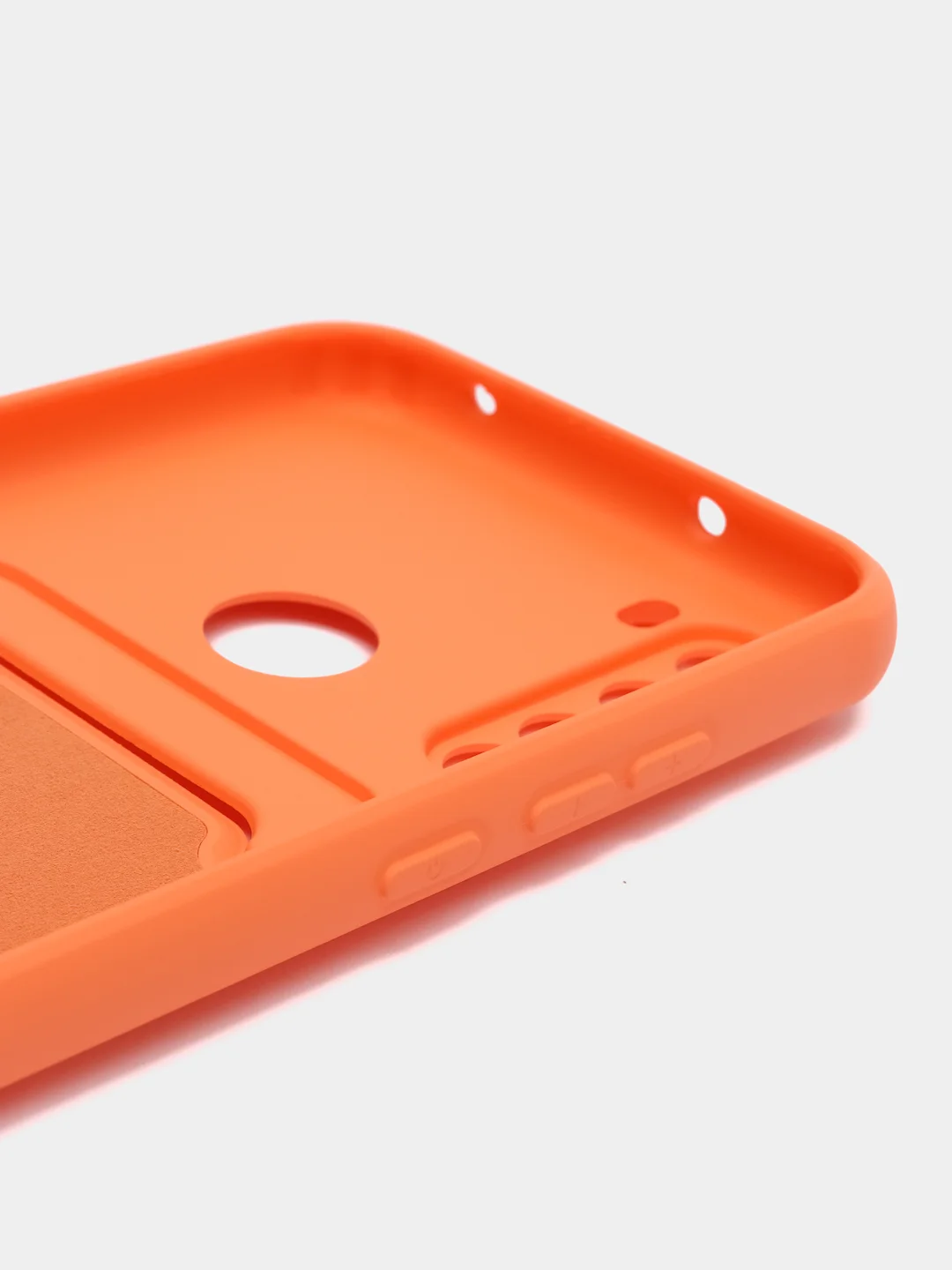 Манго силиконовый чехол для Xiaomi Redmi Note 8T (Сяоми Редми Нот 8Т), с карманом для карт