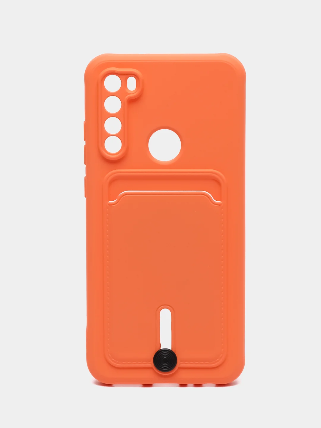 Манго силиконовый чехол для Xiaomi Redmi Note 8T (Сяоми Редми Нот 8Т), с карманом для карт