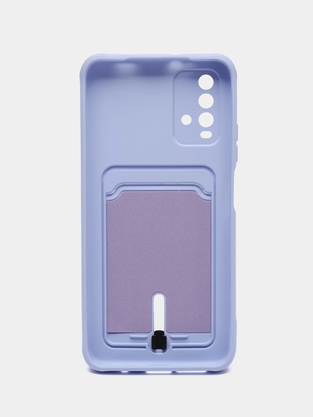 Лавандовый чехол силиконовый для Xiaomi Redmi 9T (Редми 9Т), с защитой камеры