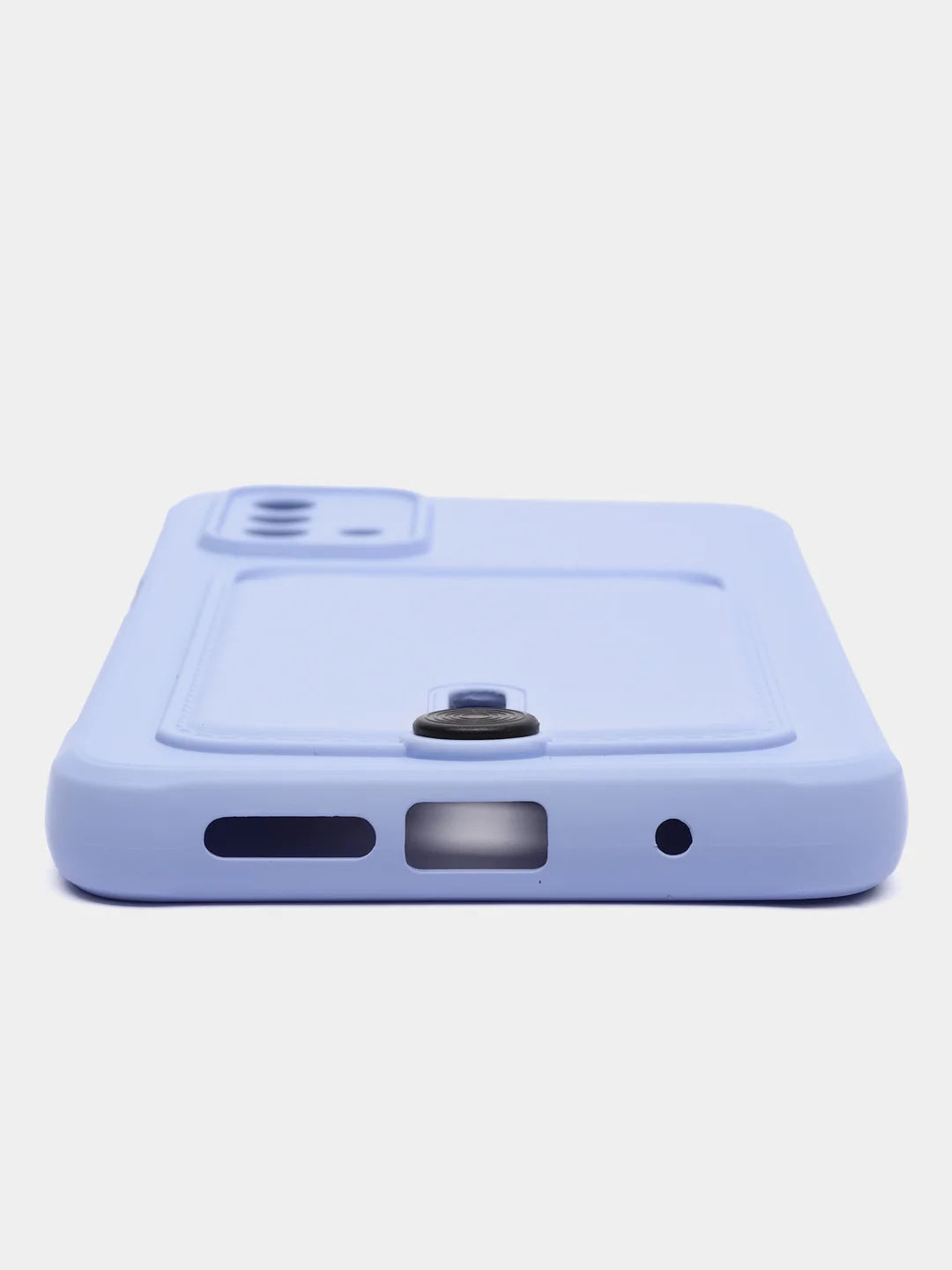 Лавандовый чехол силиконовый для Xiaomi Redmi 9T (Редми 9Т), с защитой камеры
