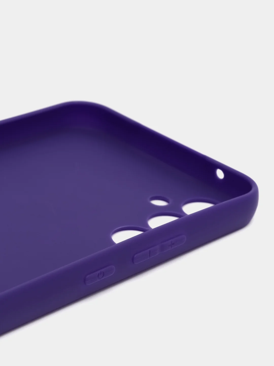Аметистовый чехол для Samsung Galaxy A34 (Самсунг Галакси А34), силиконовый, матовый