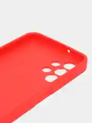Красный чехол-накладка для Samsung A13, A33, A24, A34, A54, A53, A05s цветной силикон