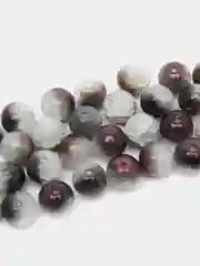 Черный бусины из стекла 8 мм,10 мм