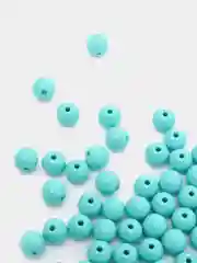 Бирюзовый акриловые бусины для создания украшений, 6 мм, 8 мм