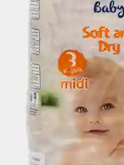 Подгузники для новорожденных 4-9 кг №3 на липучках "Perfect baby" midi, 28 штук