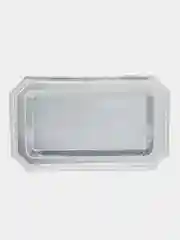 Поднос металлический, малый, 14х24 см