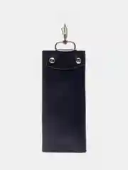 Индиго ключница из натуральной кожи