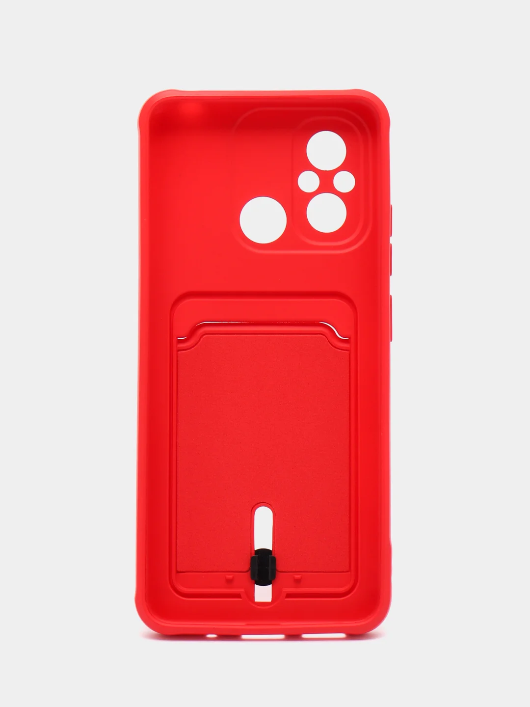 Вишнёвый силиконовый чехол для Xiaomi Redmi 12C (Сяоми Редми 12С), прозрачный