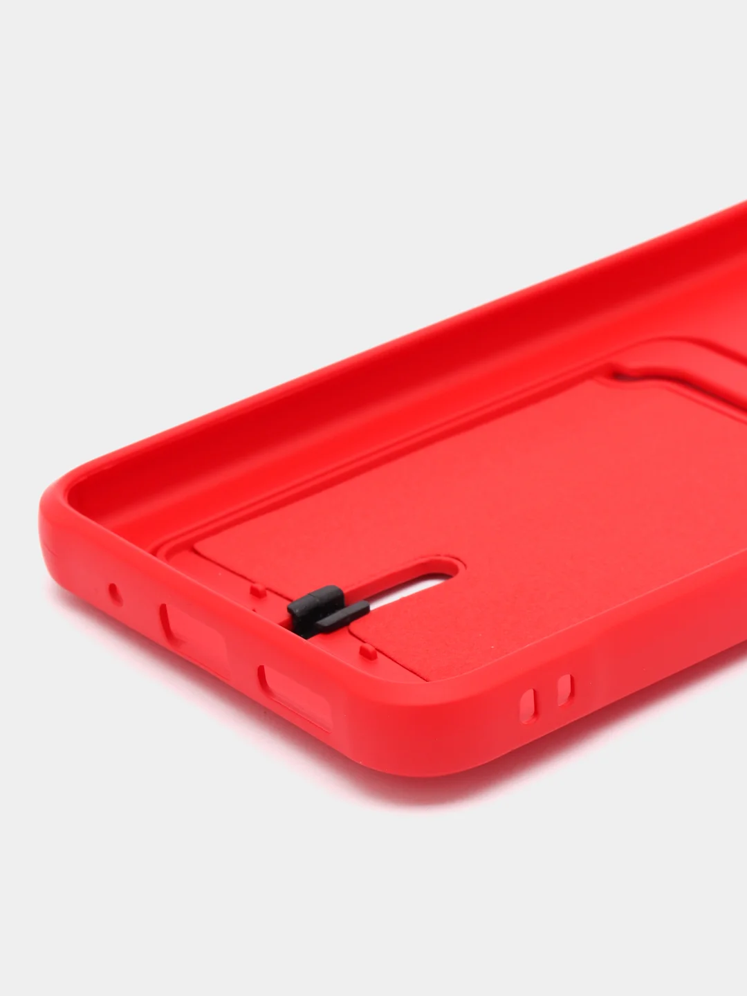 Вишнёвый силиконовый чехол для Xiaomi Redmi 12C (Сяоми Редми 12С), прозрачный