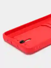Вишнёвый силиконовый чехол для Xiaomi Redmi 12C (Сяоми Редми 12С), прозрачный