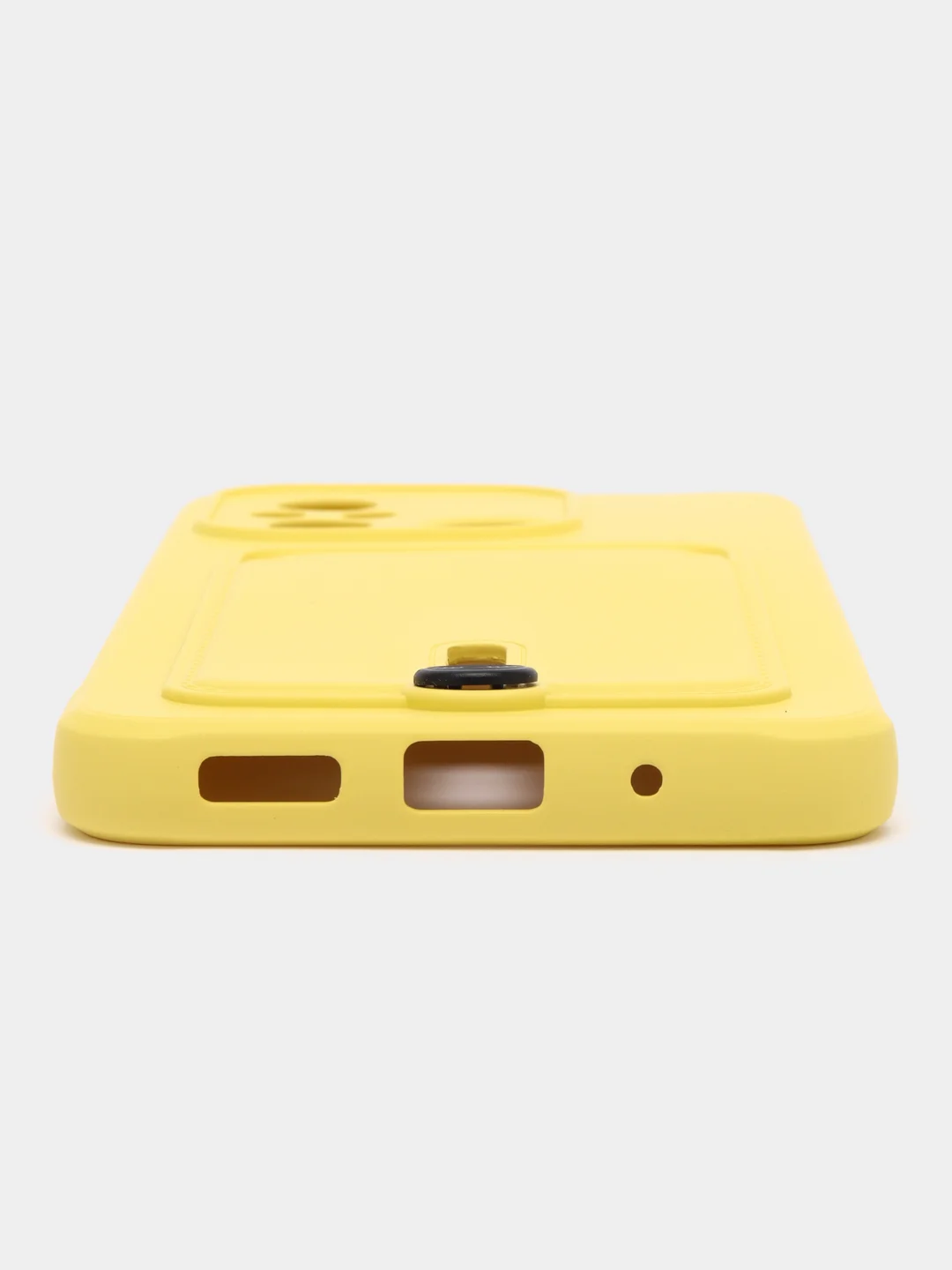 Желтый силиконовый чехол для Xiaomi Redmi 12C (Сяоми Редми 12С), прозрачный