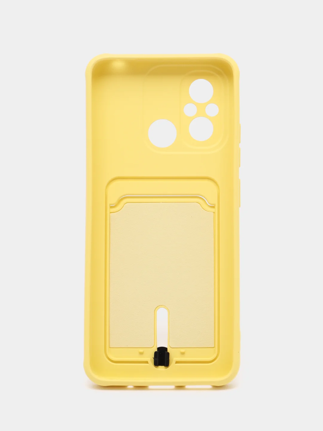 Желтый силиконовый чехол для Xiaomi Redmi 12C (Сяоми Редми 12С), прозрачный