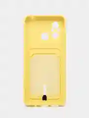 Желтый силиконовый чехол для Xiaomi Redmi 12C (Сяоми Редми 12С), прозрачный