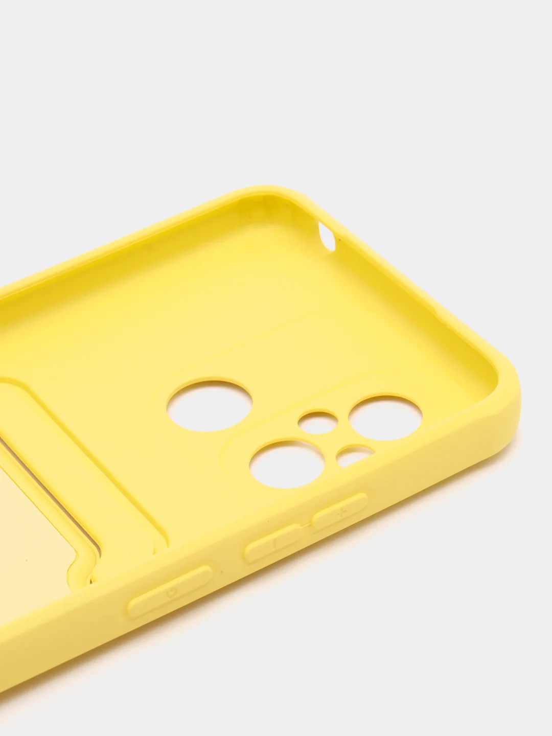 Желтый силиконовый чехол для Xiaomi Redmi 12C (Сяоми Редми 12С), прозрачный