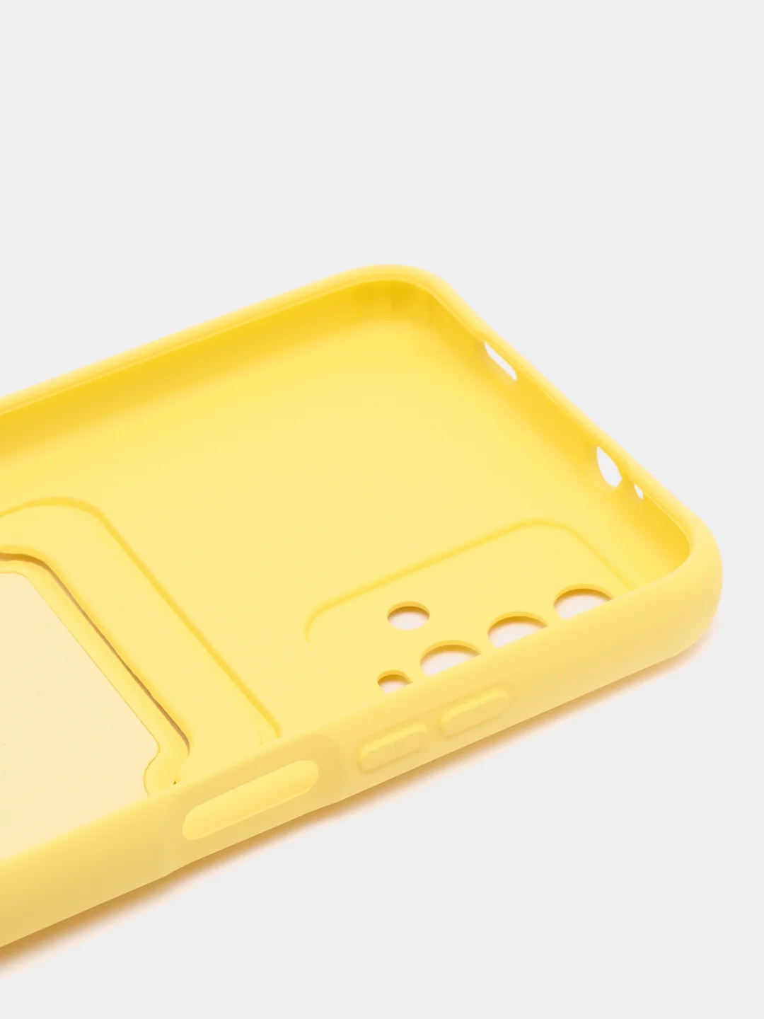 Желтый чехол силиконовый для Xiaomi Redmi 9T (Редми 9Т), с защитой камеры