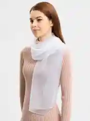 Белый шарф женский, легкий , 2 цвета