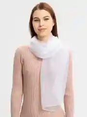 Белый шарф женский, легкий , 2 цвета