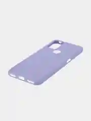 Сиреневый силиконовый чехол для TCL 20B с матовым покрытием и защитой вокруг модуля камер