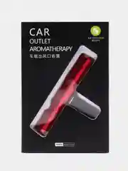 Красный ароматизатор воздуха для авто под сменные картриджи, ароматизатор на дефлектор автомобиля