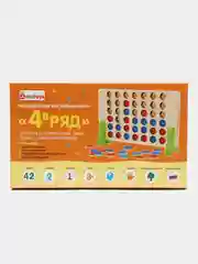 Логическая настольная игра "4 в ряд"