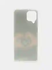 Голубой чехол Samsung Galaxy A22, M22, M32, Самсунг Галакси А22, М22, М32 силиконовый с рисунком