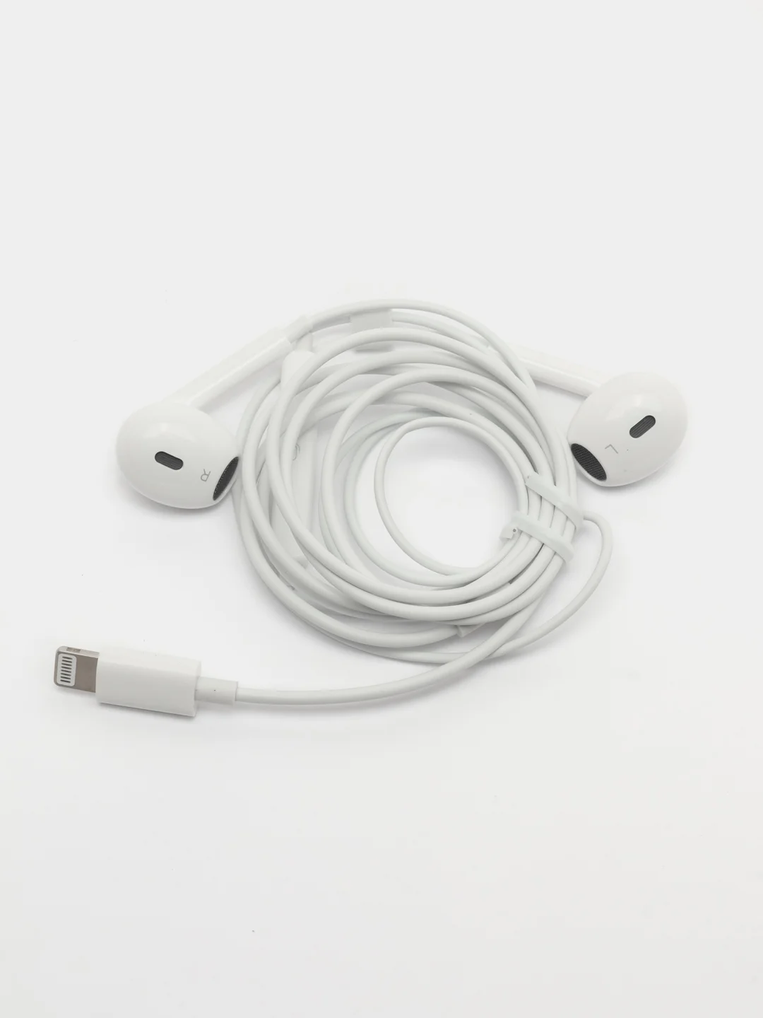 Белый perfeo наушники вкладыши c микрофоном REDONE 8pin-BT, белый, чёрный