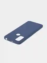 Темно-синий чехол для TCL 20Y и TCL 20E, матовый, BROSCORP, силиконовый, тонкий, с защитой камер