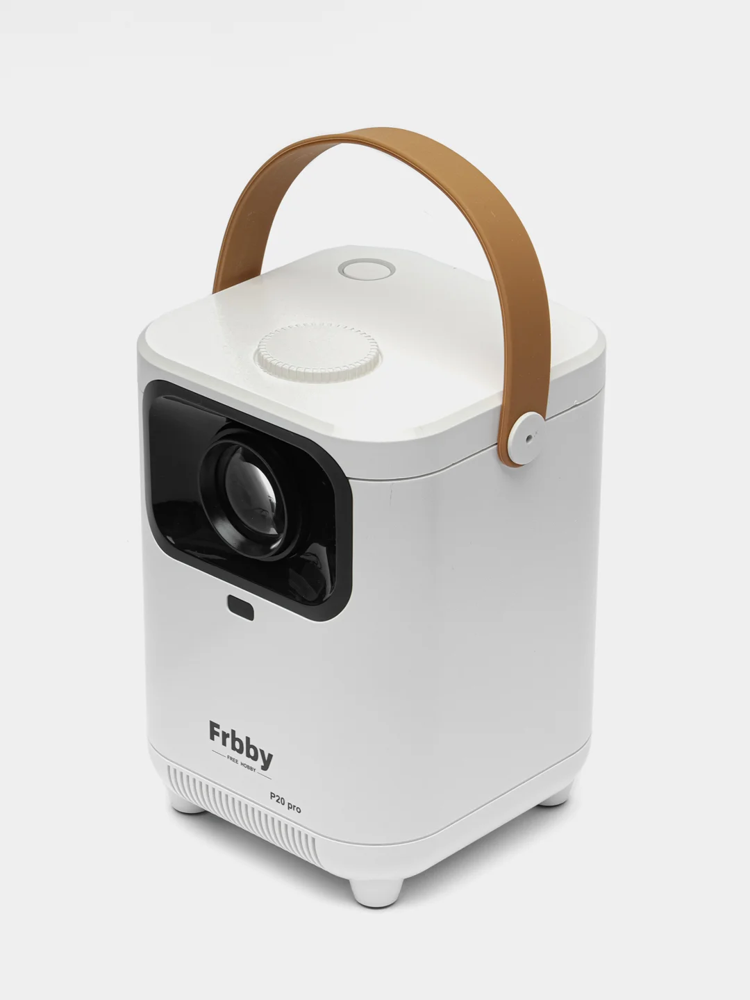 Белый проектор Frbby P20 Ppro портативный с Wi Fi, Bluetooth, 1920 х 1080, 4K HD, Android TV