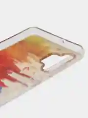 Желтый чехол Samsung Galaxy A32, Самсунг Галакси А32 твердый, прозрачный, с рисунком