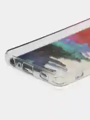 Желтый чехол Samsung Galaxy A32, Самсунг Галакси А32 твердый, прозрачный, с рисунком