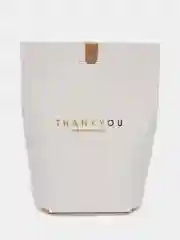 Белый подарочная  коробка "Thank you" с лентой