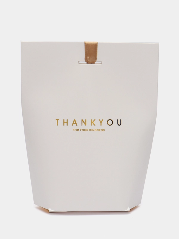 Подарочная  коробка "Thank you" с лентой