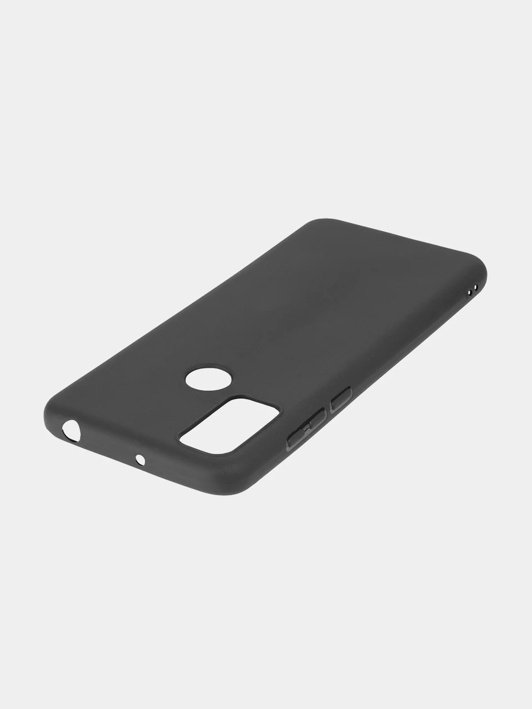 Черный чехол для TCL 20Y и TCL 20E, матовый, BROSCORP, силиконовый, тонкий, с защитой камер