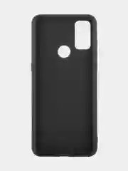 Черный чехол для TCL 20Y и TCL 20E, матовый, BROSCORP, силиконовый, тонкий, с защитой камер