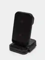 Черный беспроводная зарядка 3 в 1, для iPhone, iWatch, AirPods, Android