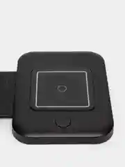 Черный беспроводная зарядка 3 в 1, для iPhone, iWatch, AirPods, Android