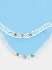 Голубой боди для новорожденных малышей, с длинным рукавом