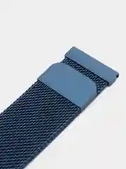 Синий металлический ремешок 22мм для часов Xiaomi AMAZFIT Galaxy Watch , HUAWEI, Миланская петля
