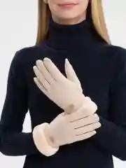 Перчатки меховые, женские, сенсорные