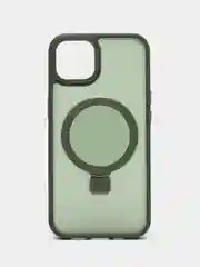 Зеленый чехол для iPhone 16 Pro, 16, 16 Pro Max, 14, 13, 15, 15 Pro Max, 11, 14 Pro Max, Magsafe