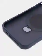 Темно-синий чехол для iPhone 16 Pro, 16, 16 Pro Max, 14, 13, 15, 15 Pro Max, 11, 14 Pro Max, Magsafe