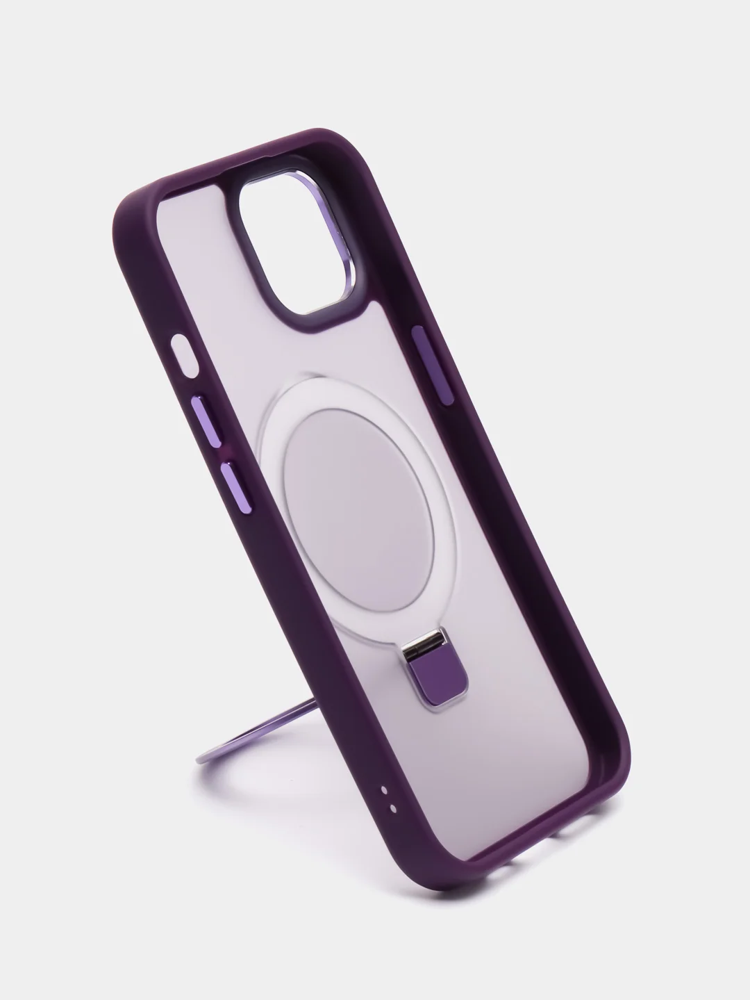 Фиолетовый чехол для iPhone 16 Pro, 16, 16 Pro Max, 14, 13, 15, 15 Pro Max, 11, 14 Pro Max, Magsafe