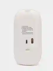 Белый мышь беспроводная / Мышка компьютерная с RGB подсветкой