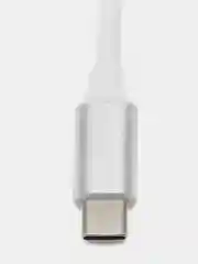 Серебряный type-c хаб, USB разветвитель 3 порта + 1 Type-С порт