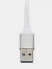 Серебряный usb разветвитель 3 порта + 1 Type-с порт